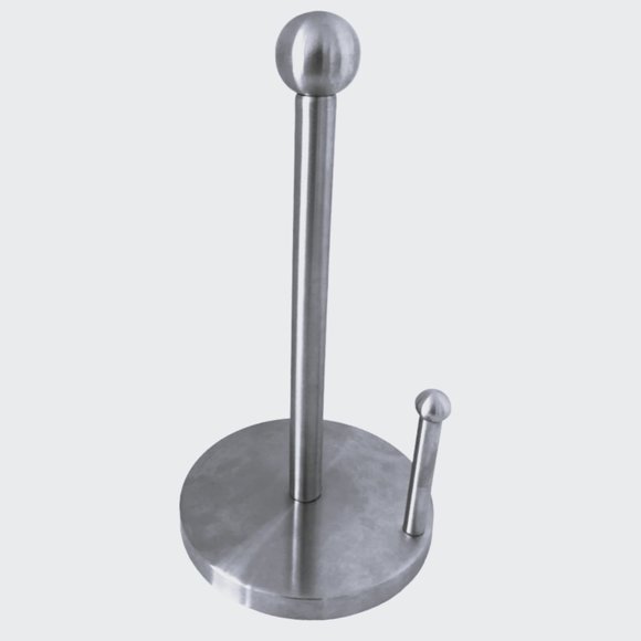 Stainless steel-Paper Towel Holder-silver brushed metal - Picture 1 of 8